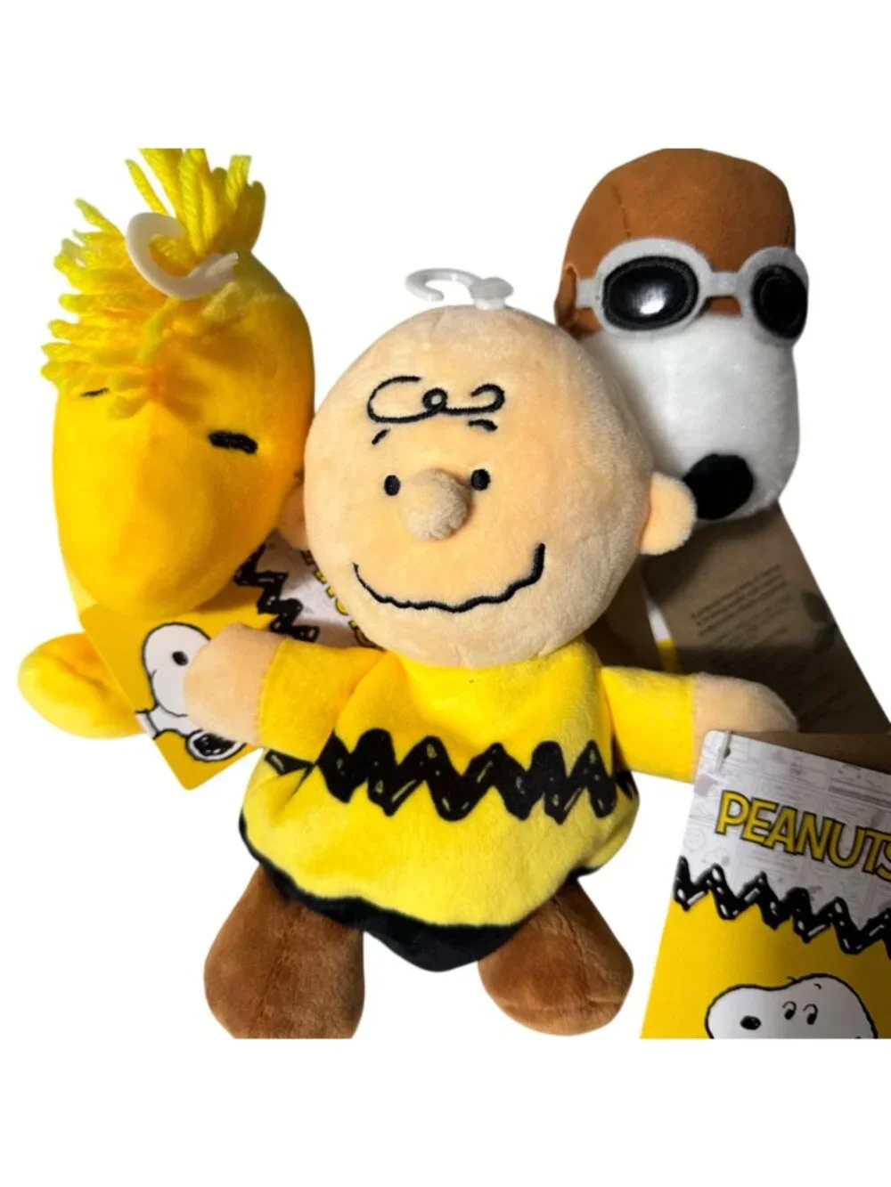 Aurora 5" Peanuts Palm Pal Plush Set Bundle Charlie Brown Woodstock Snoopy 2025 - Picture 7 of 11